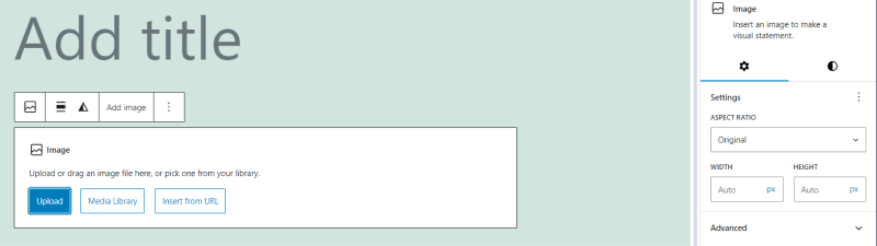 wordpress add image