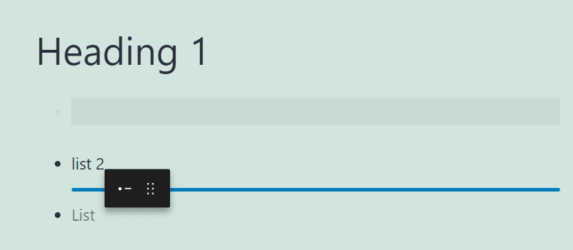 wordpress move list