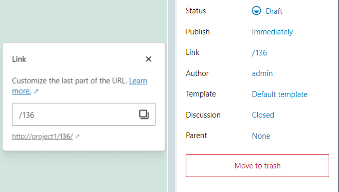wordpress permalink