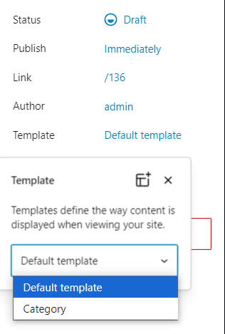 wordpress template