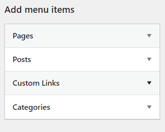 how to create menu in wordpress add new items