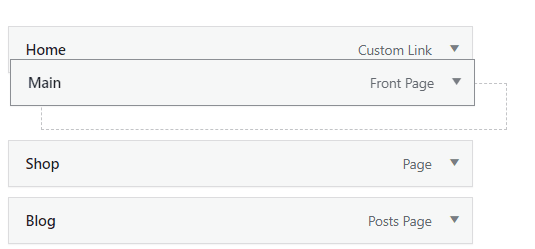 how to create menu in wordpress drag and drop menu