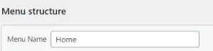 how to create menu in wordpress menu structure