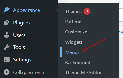 multilingual wordpress website to menus