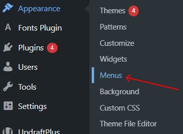 how to create a navigation menu in wordpress menus