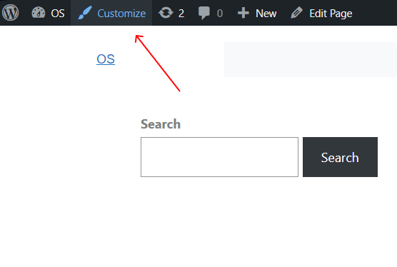 wordpress customizer customize theme