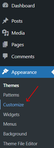 customizing wordPress  theme fonts and colors customize
