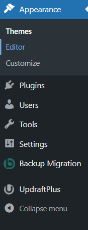 customizing wordPress theme fonts and colors edit