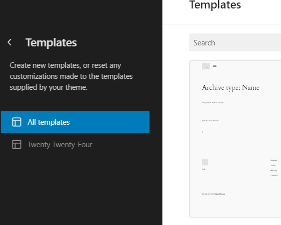 wordpress customizing page edit templates