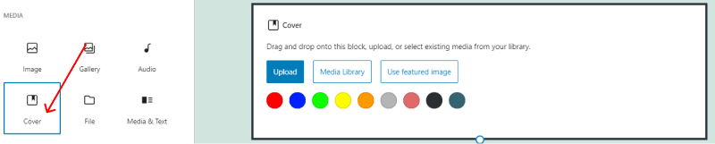 wordpress customizing page layout cover