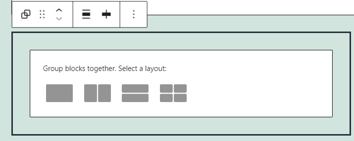 wordpress customizing page layout group blocks