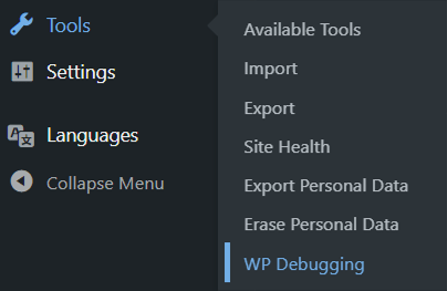 wordpress debugging tools wp debugging