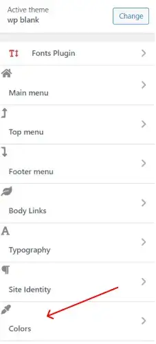 theme colors and layouts change colors