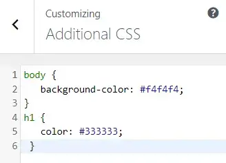theme colors and ayouts custom css