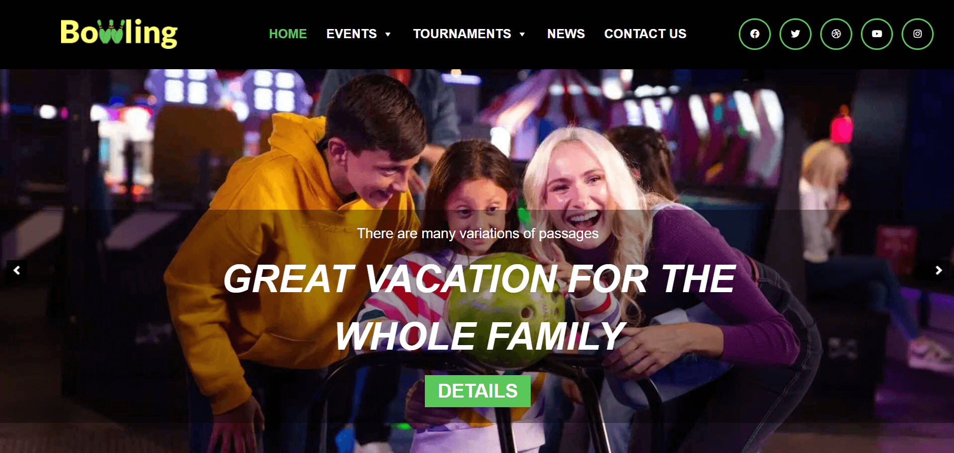 bowling free wordpress theme