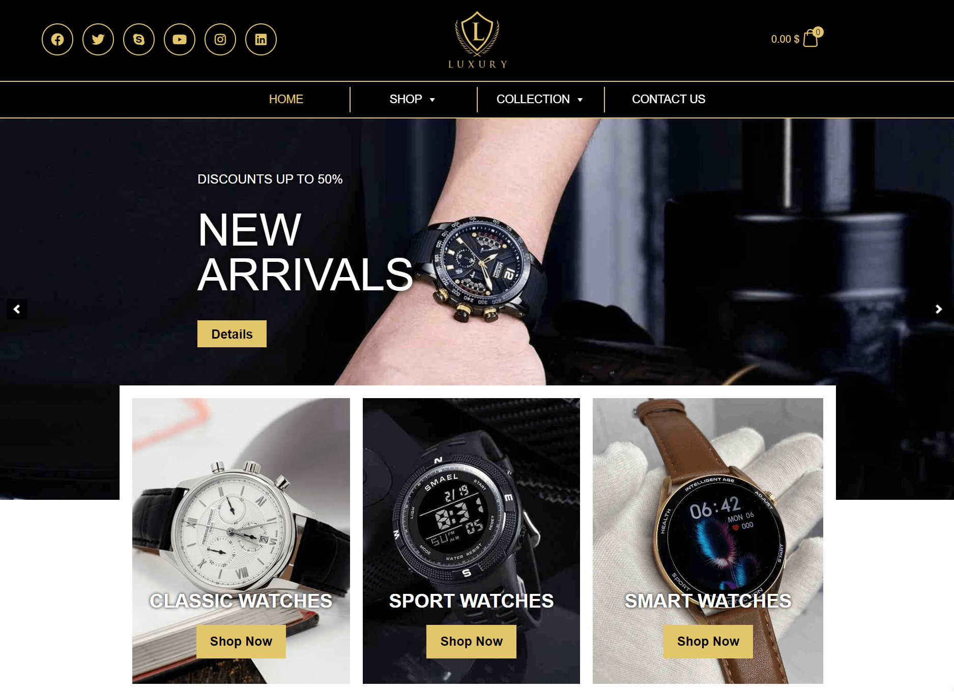 luxury ecommerce wordpress theme