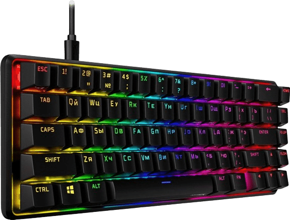 HyperX Alloy Origins 65 HX Red USB Black (4P5D6AX)