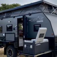 Travel trailer pops up for more space