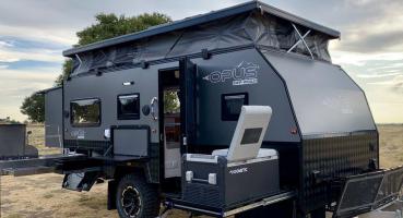 Travel trailer pops up for more space