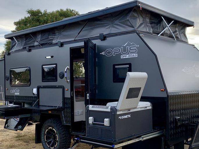 Travel trailer pops up for more space