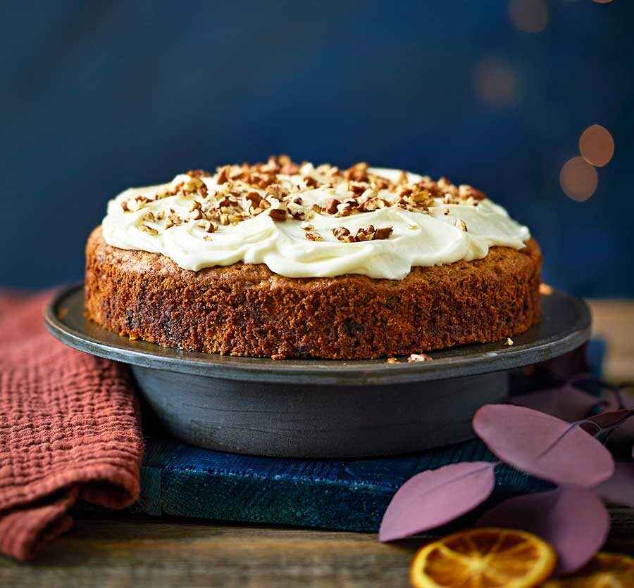 Healthy and delicious carrot cake